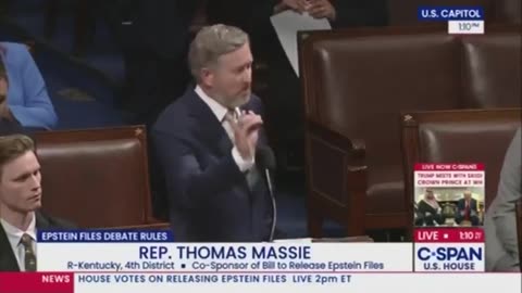 Congressman Massie Asserts ‘I’m Not Suicidal’ Following Epstein Revelations