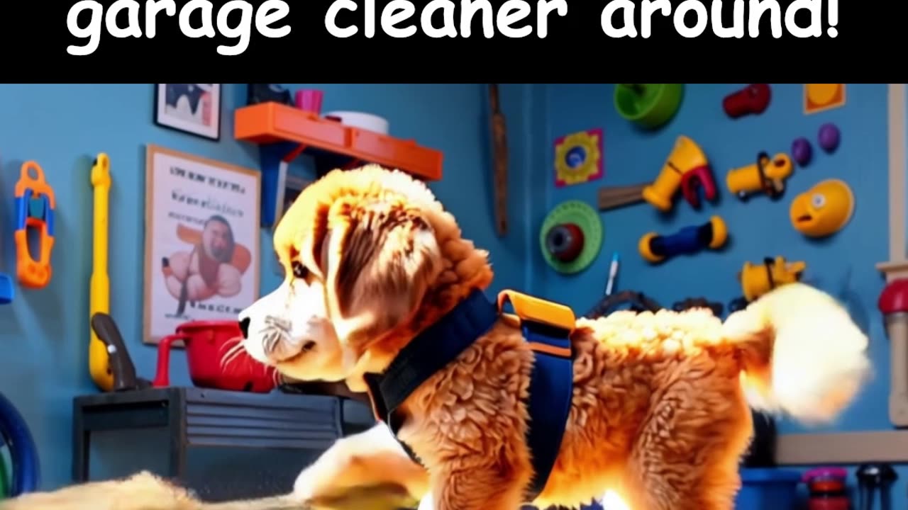 🐶 Garage Cleaning Chaos! 🚮