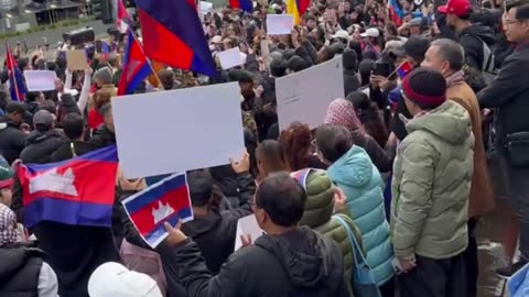 Thousands of Cambodians Protest Thai Aggression in Melbourne | July 27, 2025