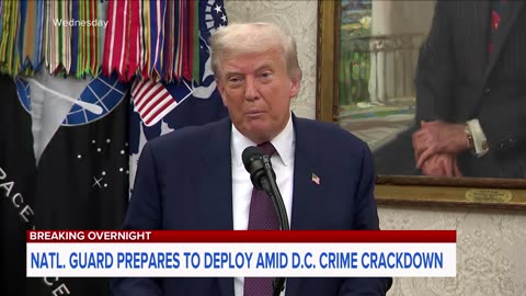 Trump to hold news conference on DC crime after threatening federal takeover