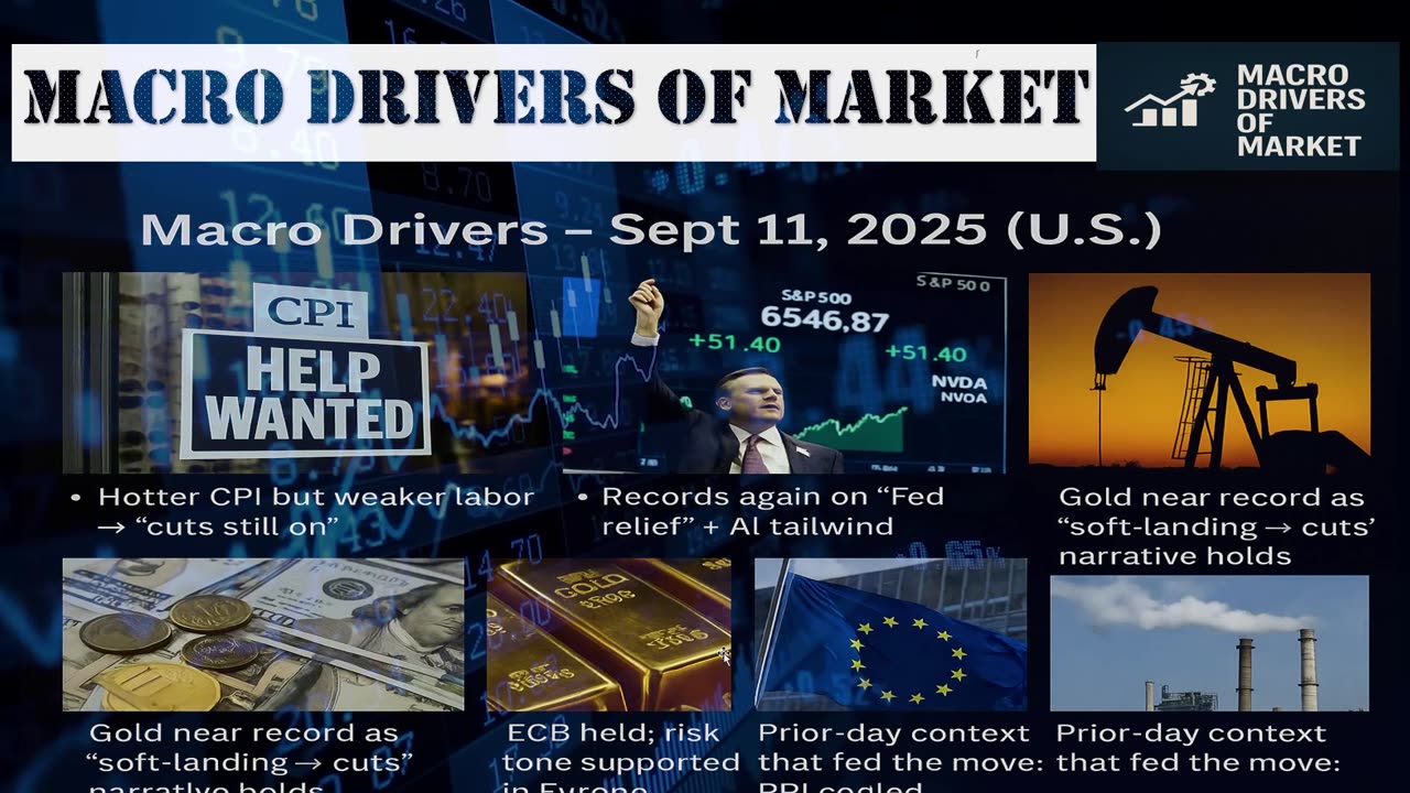 DRIVING FACTORS - US MARKETS TODAY - Updates – 11 September, 2025