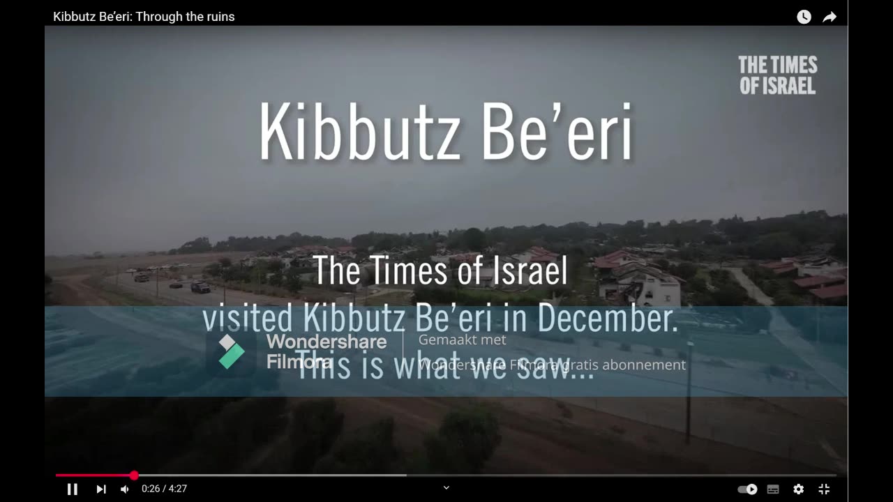 Kibbutz Be Eri 7 oct a pretext for war