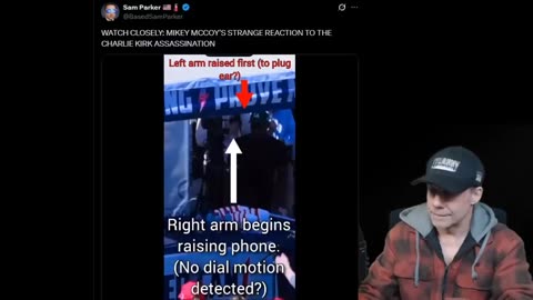 MIKE MCCOY picks up his phone before Kirk leaves the Chair- Dupers Delight at TPUSA