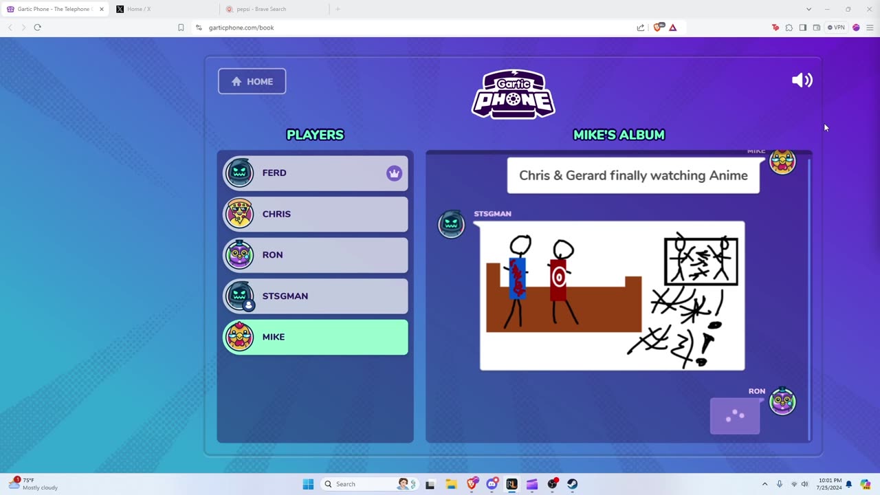 Lets play 'Gartic Phone' Epi. 3