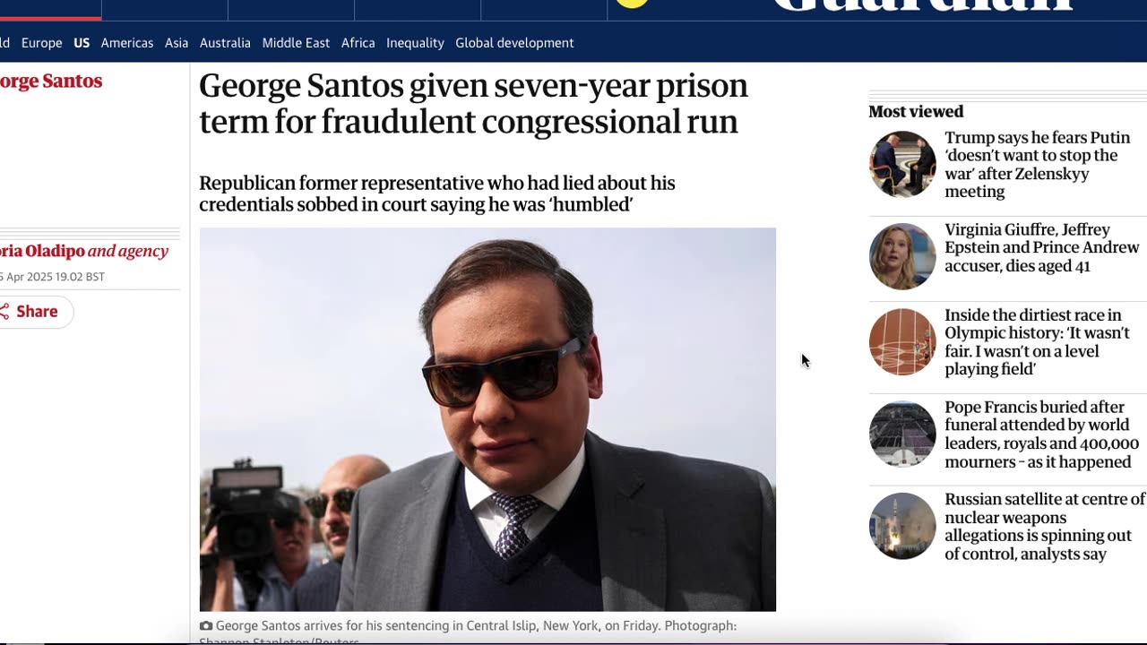 Master GongSun Taoism - Taoism Applied to the News - George Santos given seven-year prison term