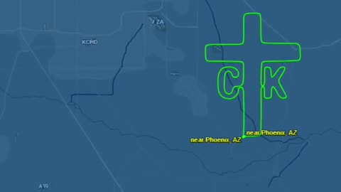 Arizona pilot flew pattern honoring Charlie Kirk 🙏✝️