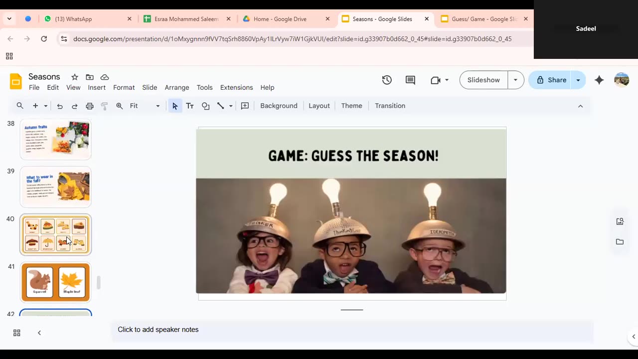 Seasons part 2