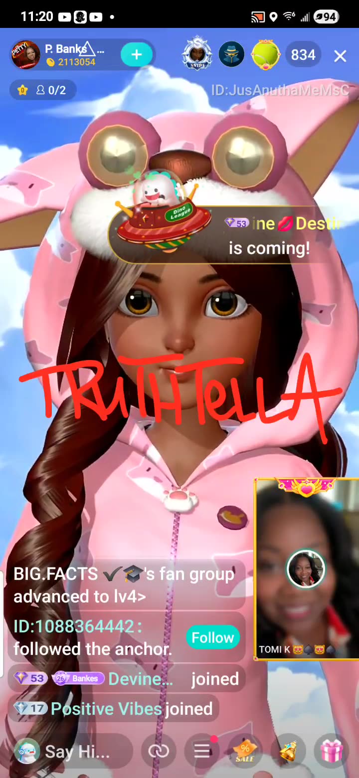 QUEEN TOMIKAY CONVERSATION WITH BREAKDOWN QUEEN PETTY BANKS ON THE PETTY REACTION 10/20/25 THE REALEST CONVERSATION ON BIGO FACTS OVER FEELINGS