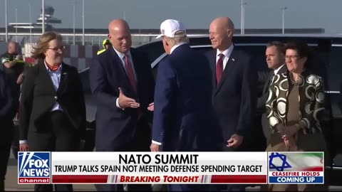 Trump claims that US strikes on Iran are "fire and brimstone."