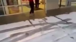 Girl defends herself after a group shows up at her job planning to jump her