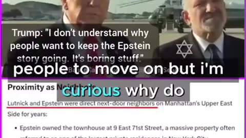 EXPOSING HOWARD LUTNICK AS A LITERAL NEXT DOOR NEIGHBOUR 🔞 TO ONE JEFFREY EPSTEIN
