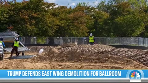 Trump Refutes Claims He Plans to Name Ballroom After Himself