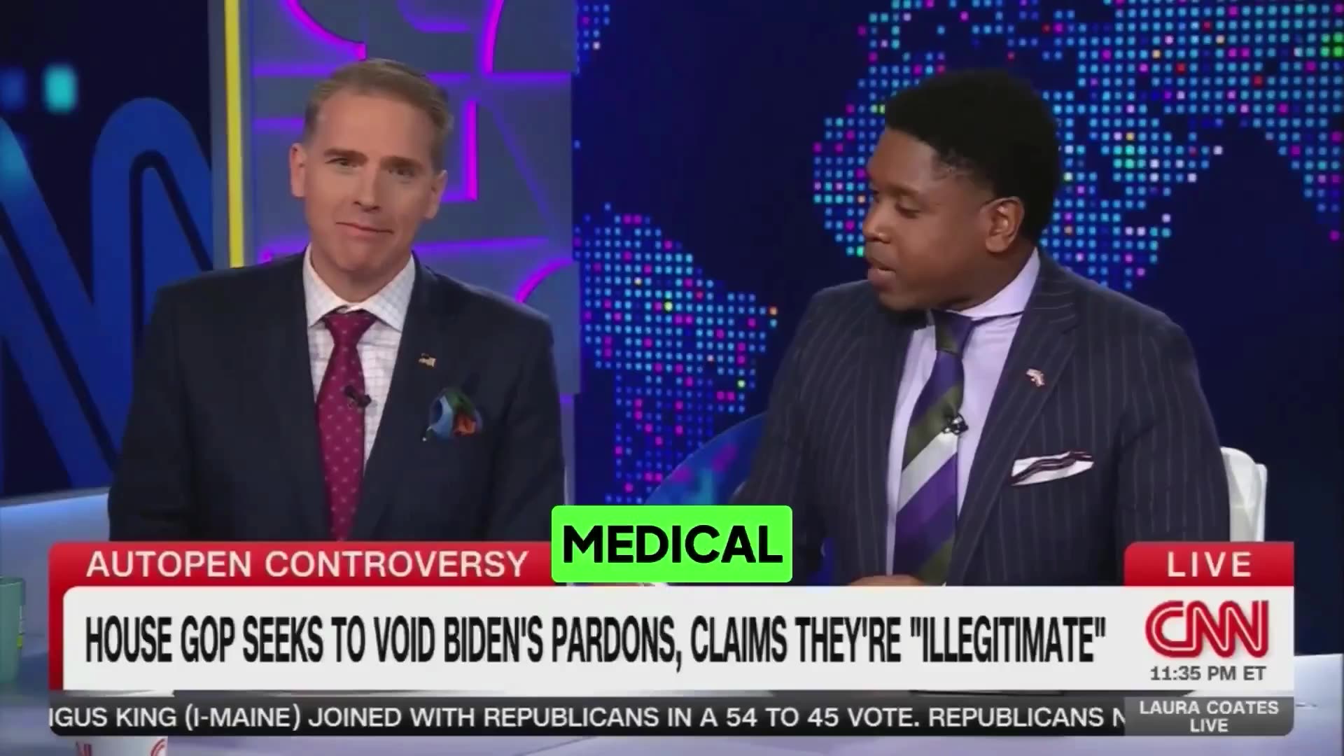 📌 Scott Jennings left speechless on claims Biden had no cognitive decline