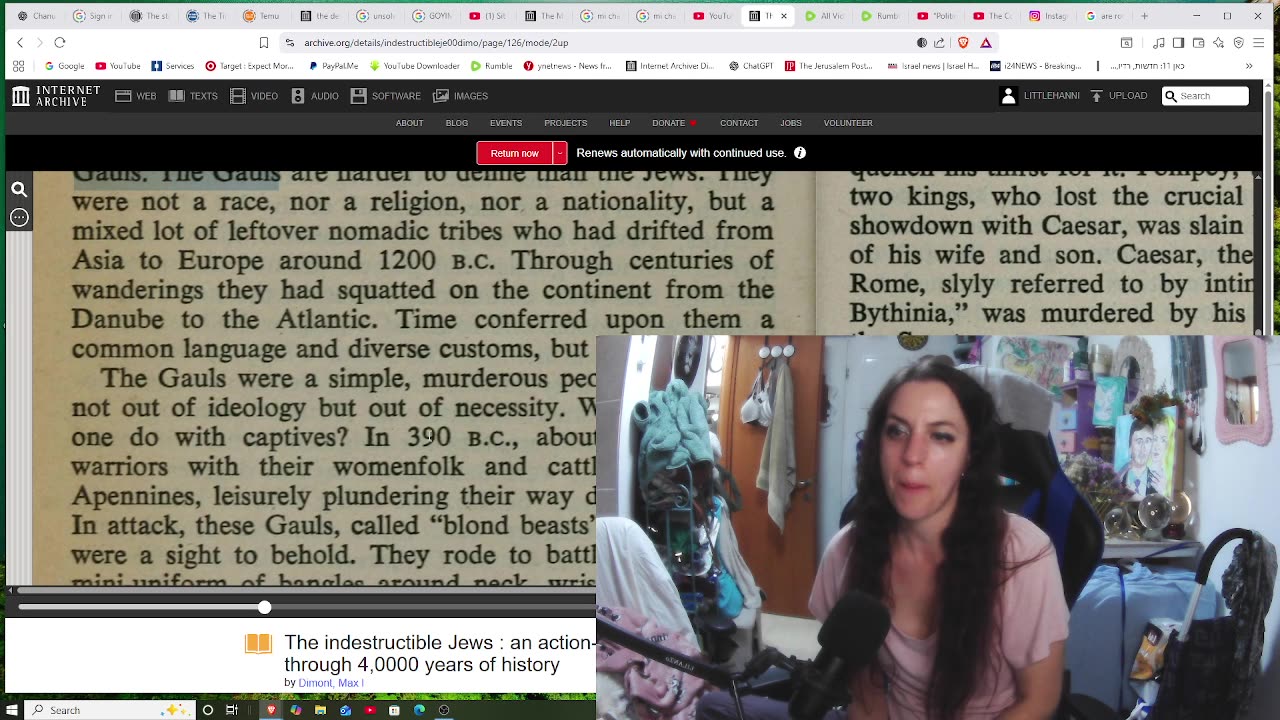 The indestructible Jews : 4,0000 years of history ,by Dimont, Max I pt 9