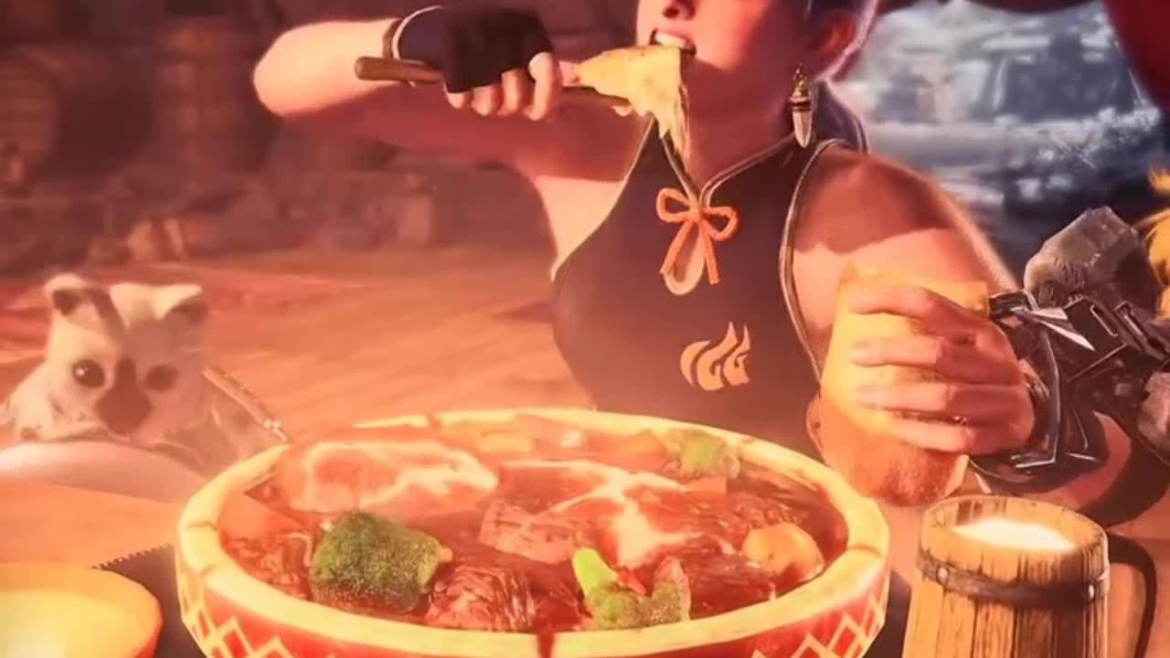 7-COURSE MEAL IN MONSTER HUNTER!!