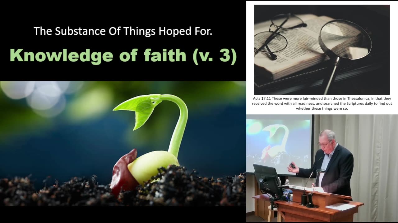 The Substance Of Things Hoped For. Heb 11