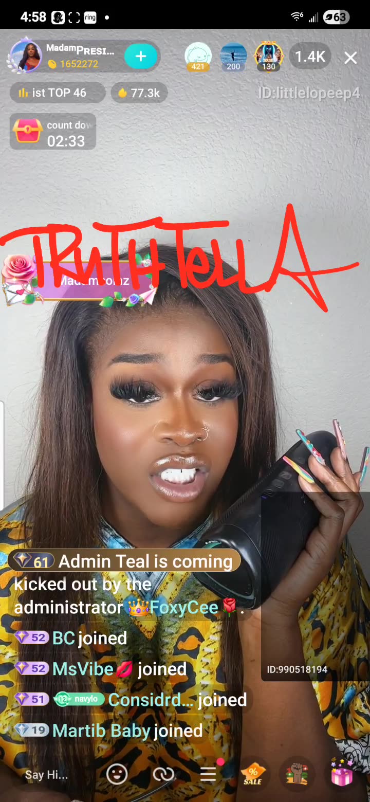 MADAM LO MAKES FALSE REPORT TO CPS ON LIVE REGARDING QUEEN TOMIKAY PT. 1