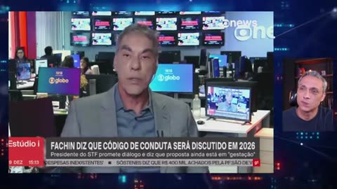 ATÉ A GLOBOLIXO - Jornalista da GLOBOLIXO detona Moraes e Toffoli. STF revoltado com Fachin.