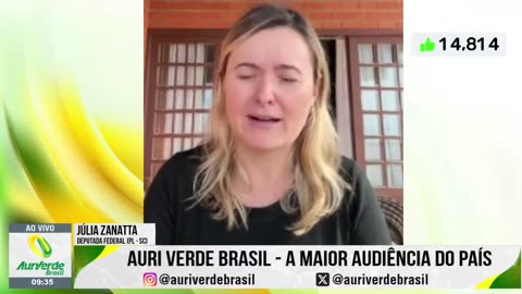 "Uma bomba atômica no Brasil seria menos prejudicial que o Lula 3", afirma deputada Júlia Zanatta