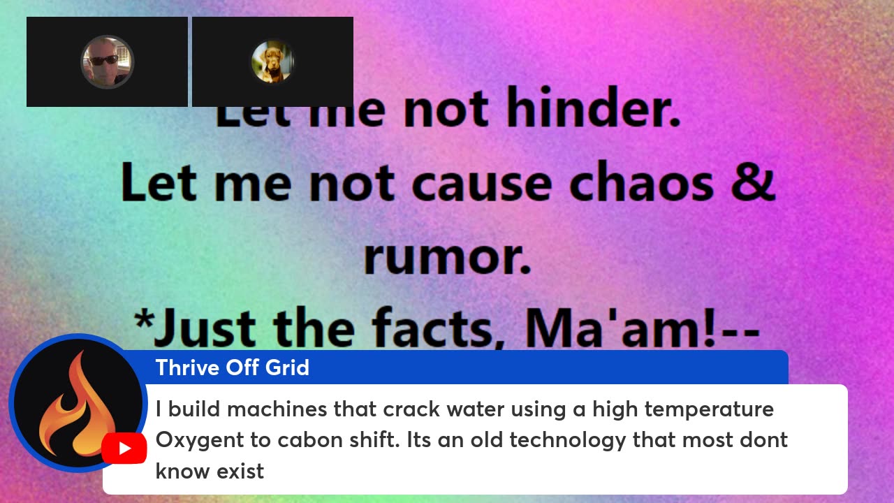 Everything is on the table #Idaho4. And I may have predicted a scientific discovery !~!