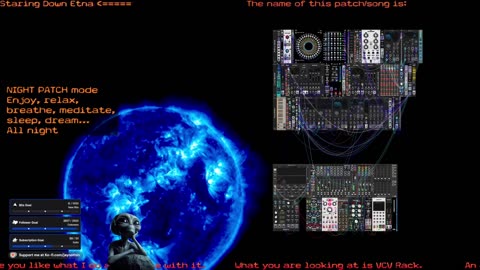 Night Patch mode - VCV Rack Ambient & Meditative Sound 🙏 For Inner Peace 🕉 SFW ☮