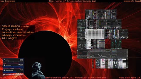 Night Patch mode - VCV Rack Ambient & Meditative Sound - for 🙏 Inner 🕉 Peace ☮ SFW