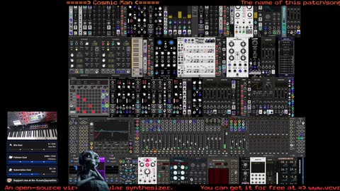 Night Patch mode - VCV Rack Ambient & Meditative Sound - for 🙏 Inner 🕉 Peace ☮ SFW