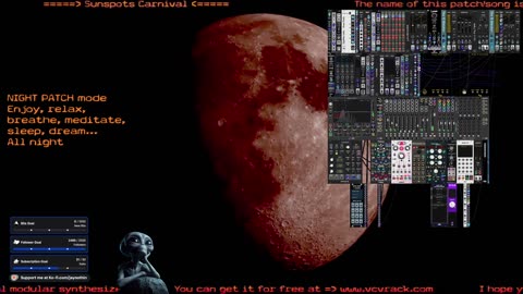 Night Patch mode - VCV Rack Ambient & Meditative Sound - for 🙏 Inner 🕉 Peace ☮ SFW