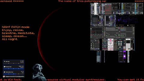 Night Patch mode - VCV Rack Ambient & Meditative Sound - for 🙏 Inner 🕉 Peace ☮ SFW
