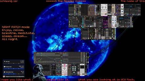 Night Patch mode - VCV Rack Ambient & Meditative Sound - for 🙏 Inner 🕉 Peace ☮ SFW