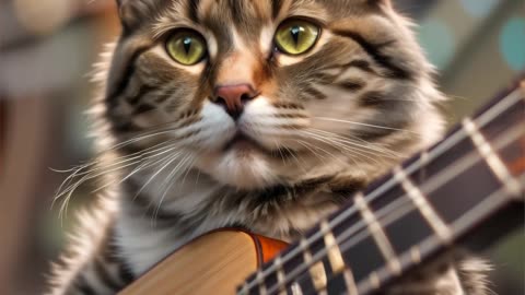 um_gato tocando violao.mp4
