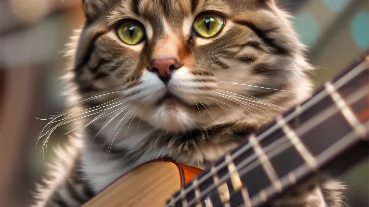 um_gato tocando violao.mp4
