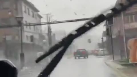 WATCH: Tornado on the ground in Puerto Varas, Chile; reports of major damage.