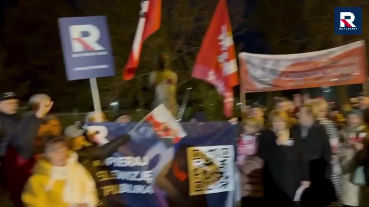 #PROTEST w obronie wolnych mediów w Częstochowie.