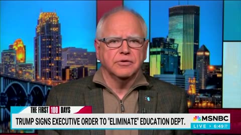 TAMPON TIM LOSES IT OVER TRUMP CLOSING DEPARTMENT OF EDUCATION