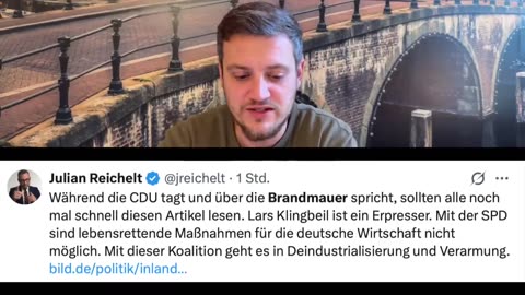 AfD baut Vorsprung auf Union aus! Heute Präsidium zum Umgang mit der Brandmauer-Debatte!