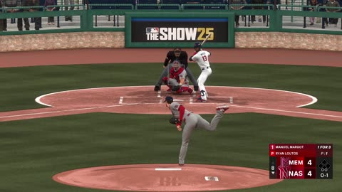 MLB The Show 25 AAA Memphis Redbirds Franchise Game 13 Redbirds Vs Sounds CPU Vs CPU