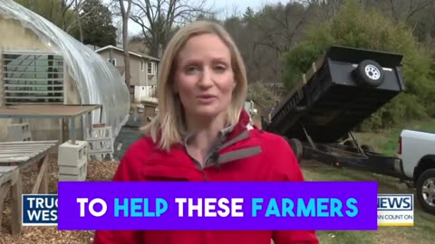 🚩 Struggling farmers in Western NC received an unexpected gift this week