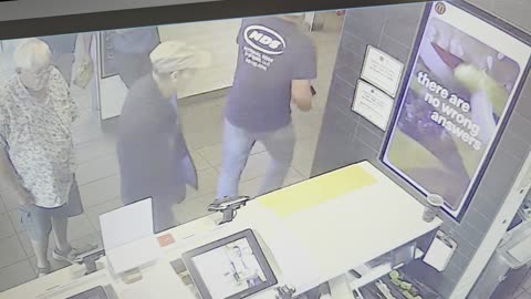 Customer at McDonald's refused to leave wait for the end