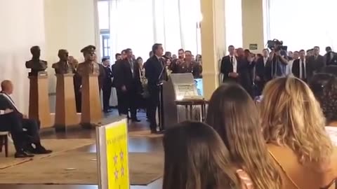 Jair Bolsonaro fala na posse do Ministro da Defesa. - 2019 - 2 de janeiro