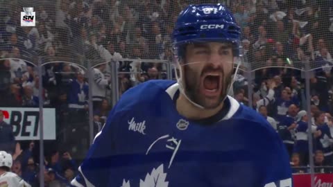 NHL - ALL TIED UP! 🪢 The MapleLeafs tie this one up with a power-play goal of their own! #StanleyCup