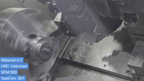 Final turn on tapered die