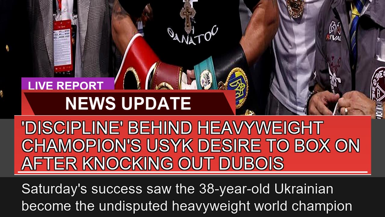Discipline Behind Heavyweight Chamopions Usyk D