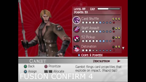 Ultimate Alliance 2 Gambit Voicelines