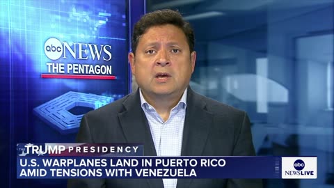 US warplanes in Puerto Rico as show of force amid Venezuela tensions US warplanes