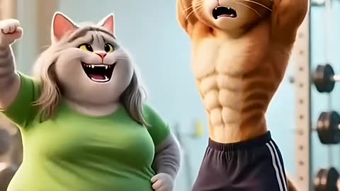 Ai Animated Cat Funny Video Viral short | Funny Cat videos | Animation
