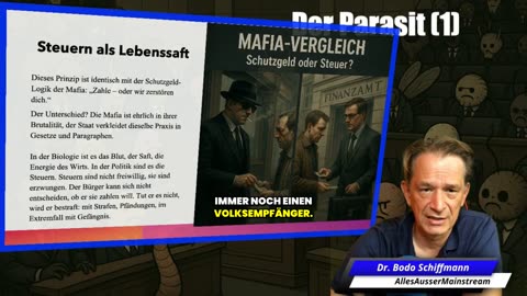 🪱🏴 Der Staat als Parasit, der die Bürger enteignet.Klaus Kinski vergleicht den Staat und die Mafia