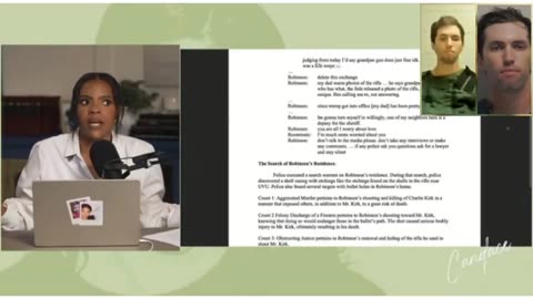 Candace Owens flat-out says the text messages of Tyler Robinson released are fake