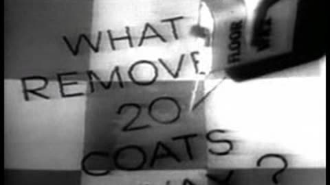 Commercial - AerOwax Floor Wax Remover 1962