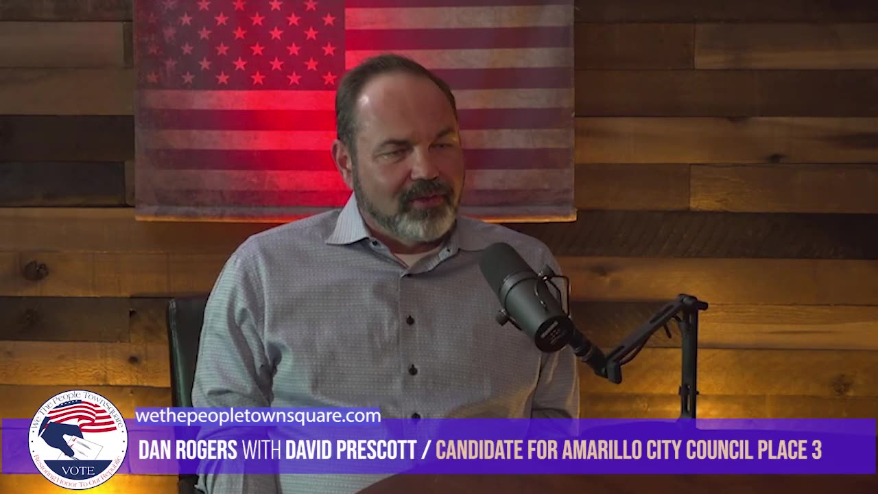 Dan Rogers with David Prescott, Candidate for City Council Place 3